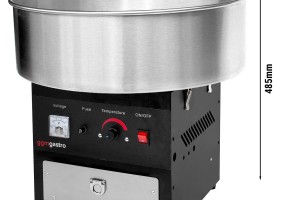 Suikerspin machine met onderstel